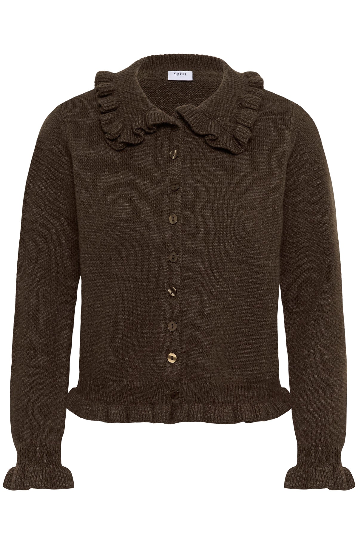 Uminasz Cardigan, Chocolate Brown Melange