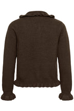 Uminasz Cardigan, Chocolate Brown Melange