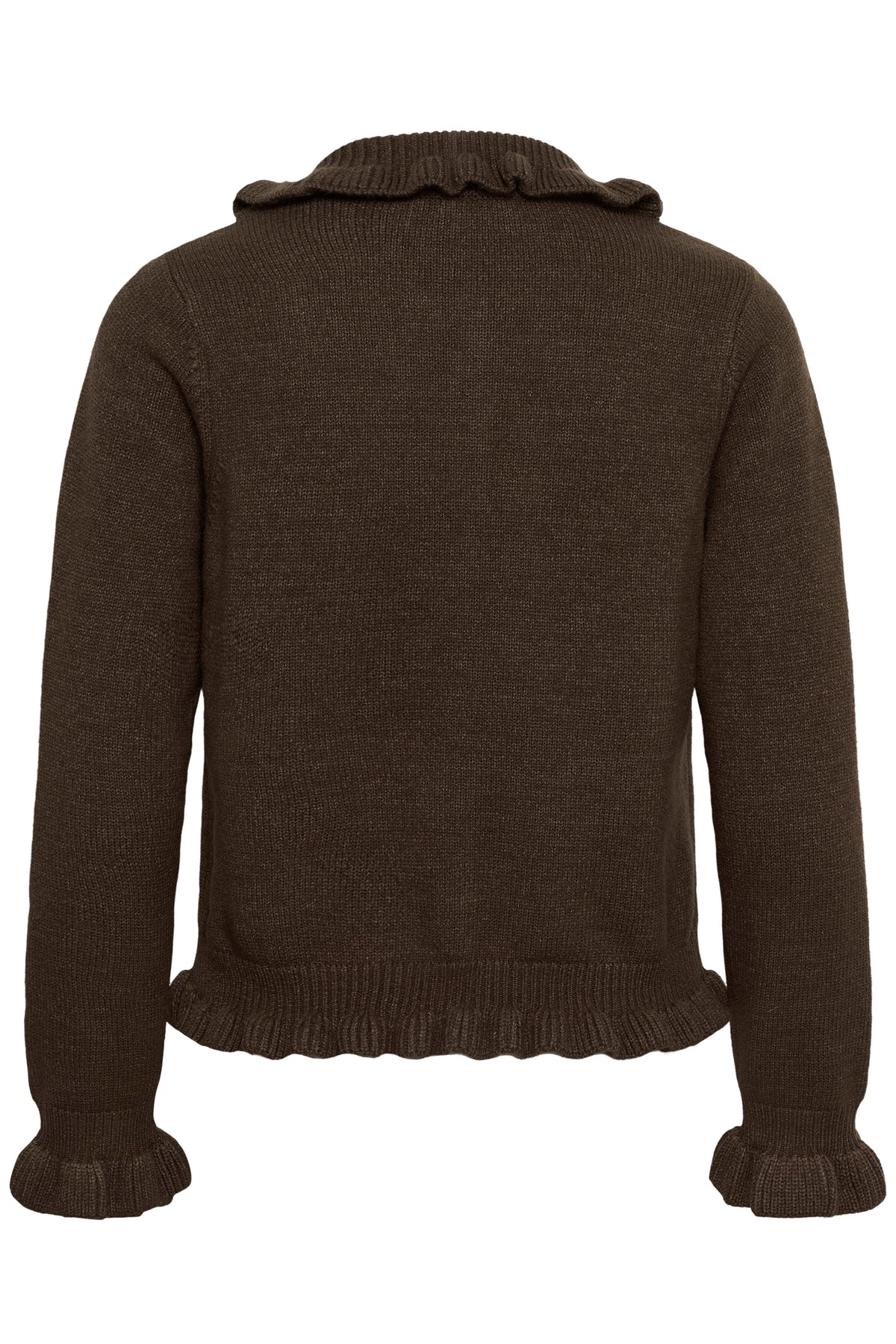 Uminasz Cardigan, Chocolate Brown Melange